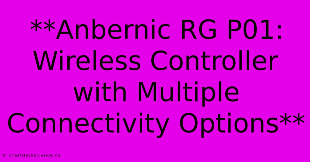 **Anbernic RG P01: Wireless Controller With Multiple Connectivity Options**