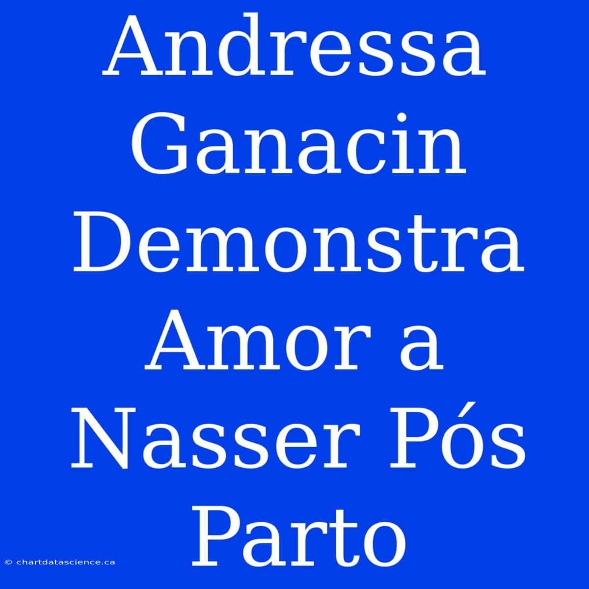 Andressa Ganacin Demonstra Amor A Nasser Pós Parto