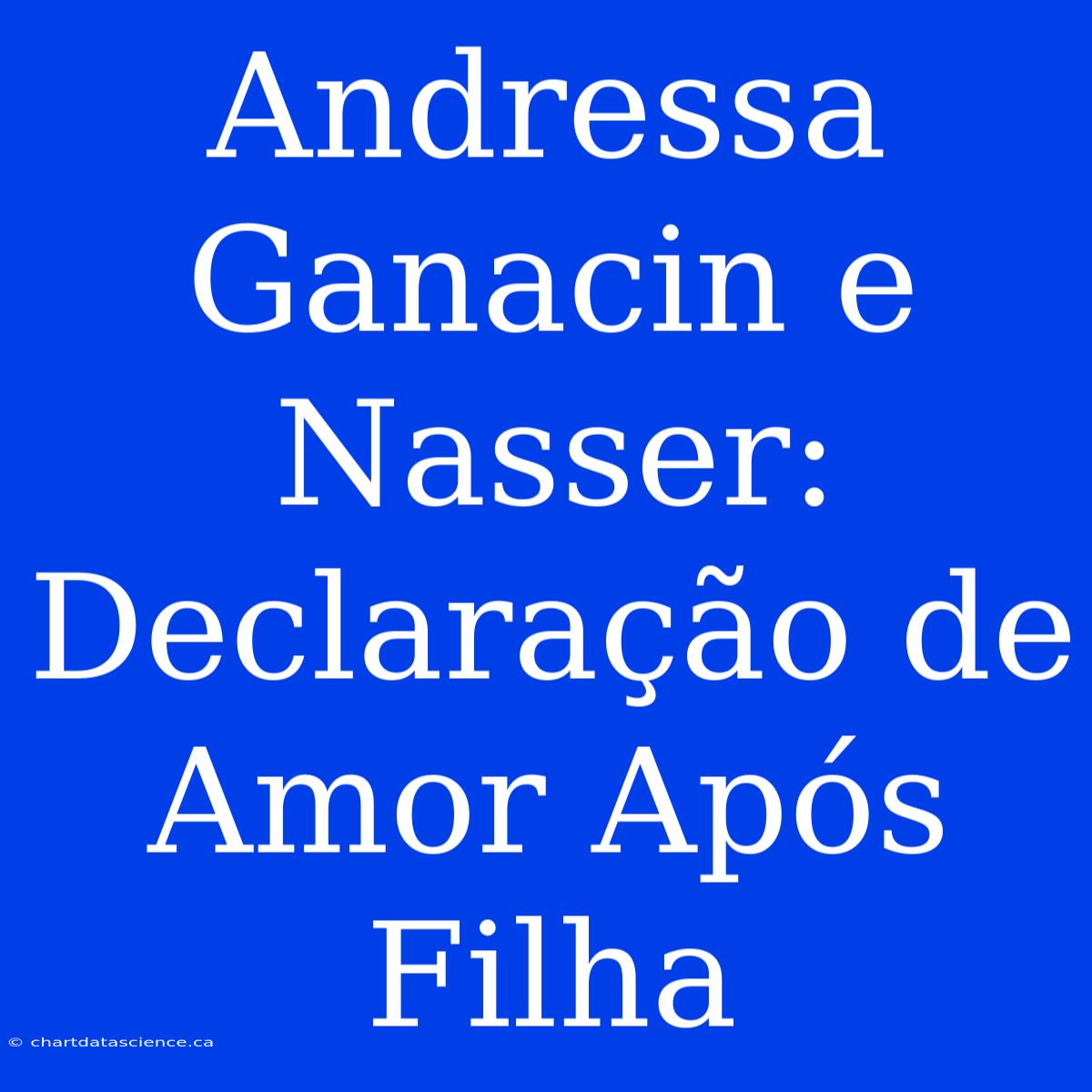 Andressa Ganacin E Nasser: Declaração De Amor Após Filha