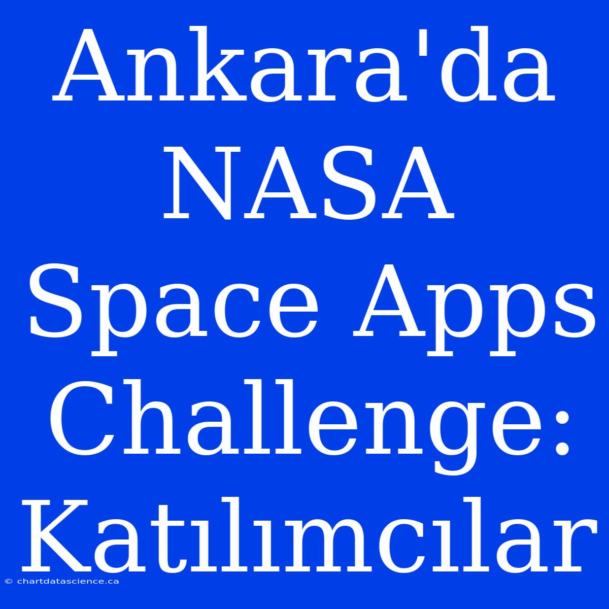 Ankara'da NASA Space Apps Challenge: Katılımcılar