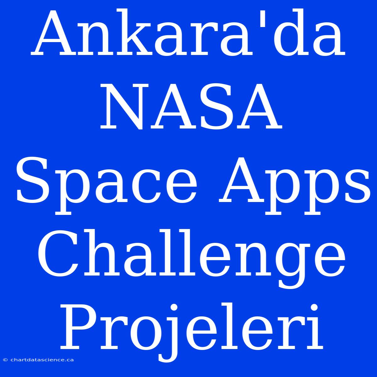 Ankara'da NASA Space Apps Challenge Projeleri