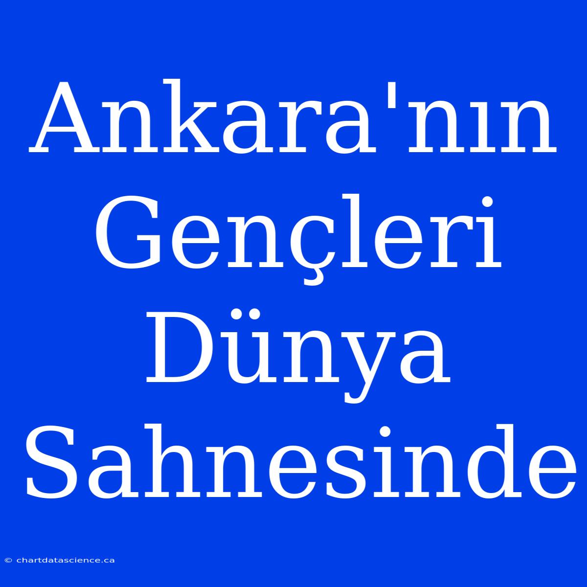 Ankara'nın Gençleri Dünya Sahnesinde