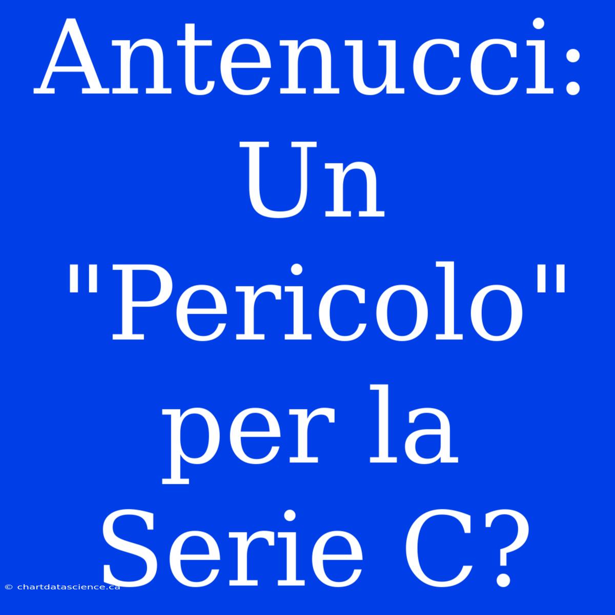 Antenucci: Un 