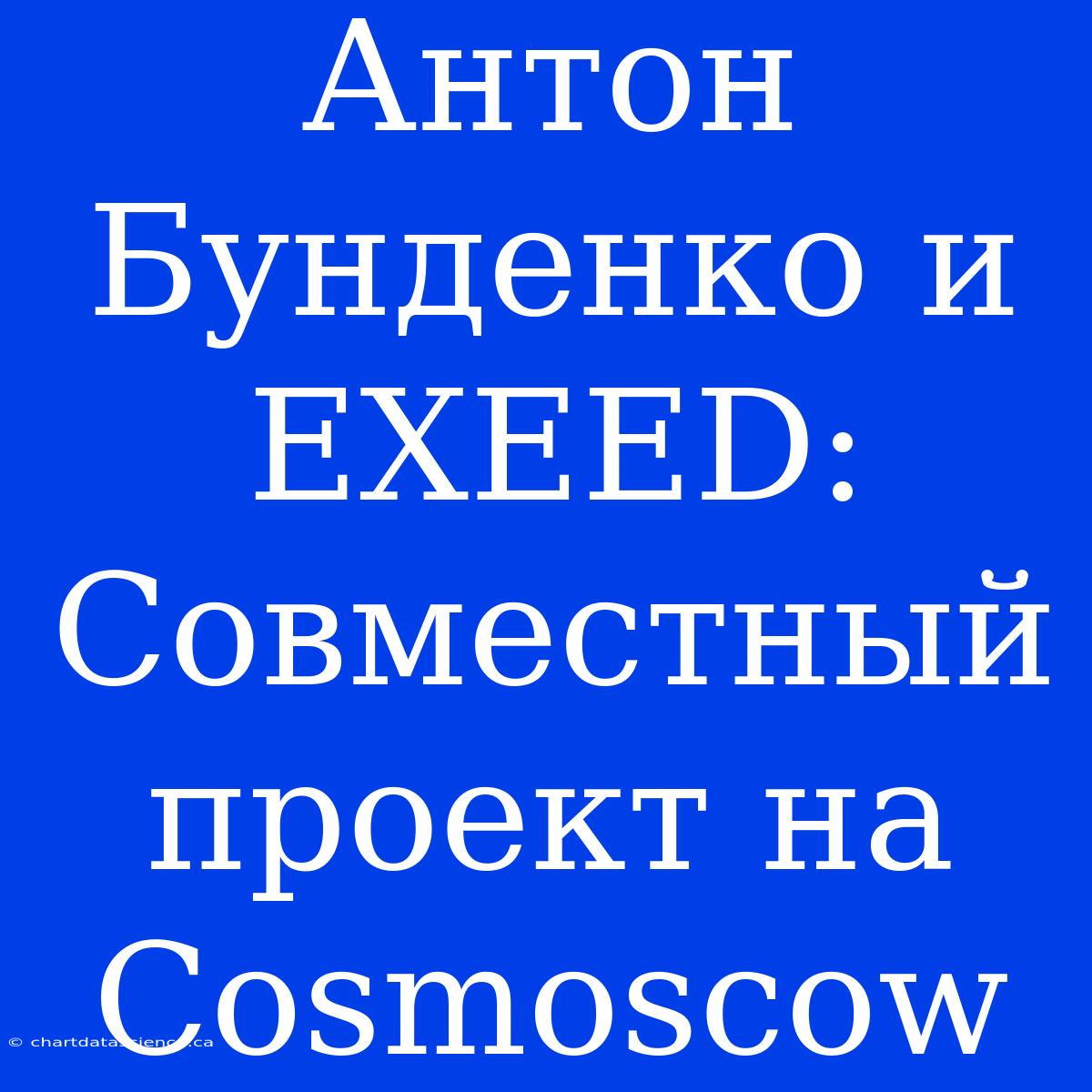 Антон Бунденко И EXEED: Совместный Проект На Cosmoscow