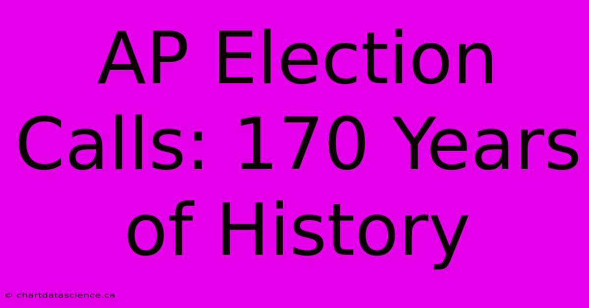 AP Election Calls: 170 Years Of History