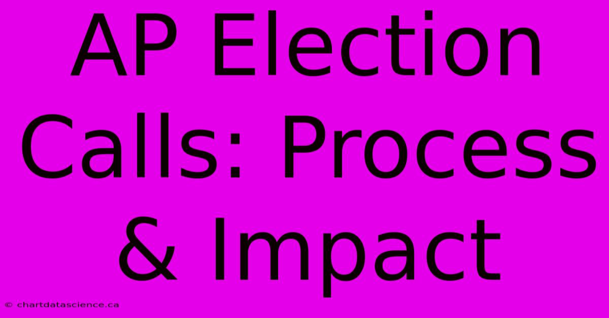 AP Election Calls: Process & Impact