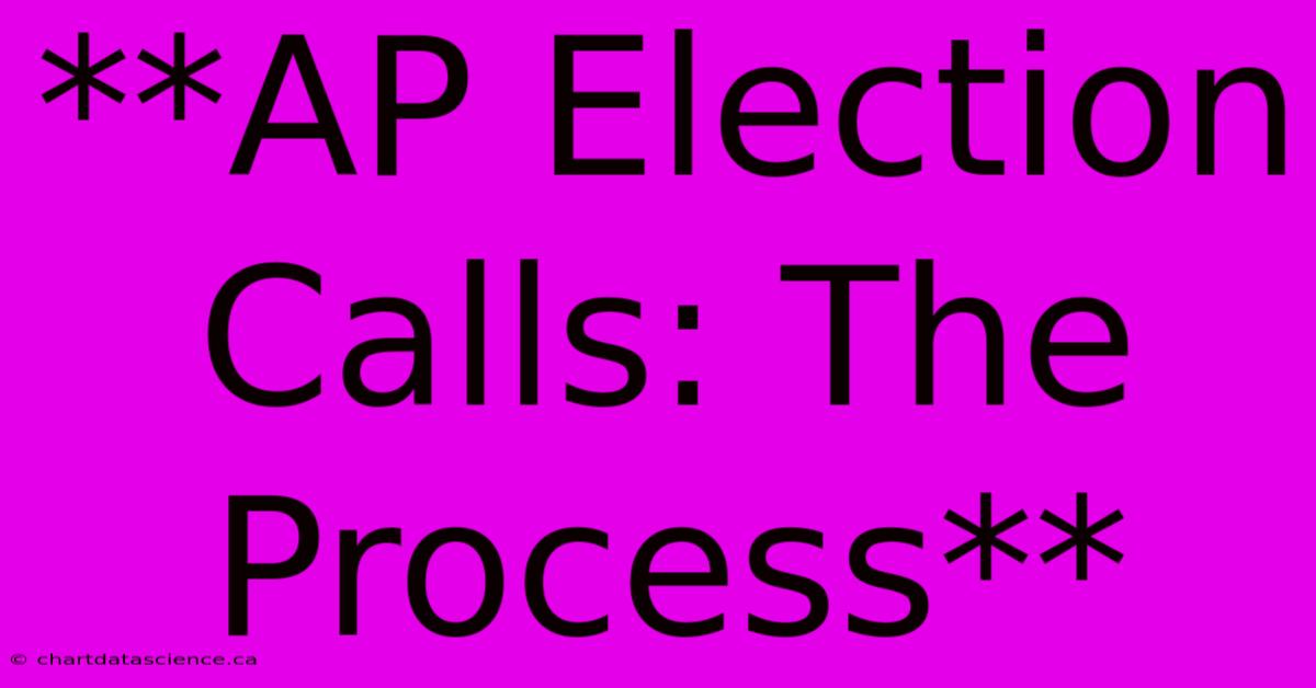 **AP Election Calls: The Process**