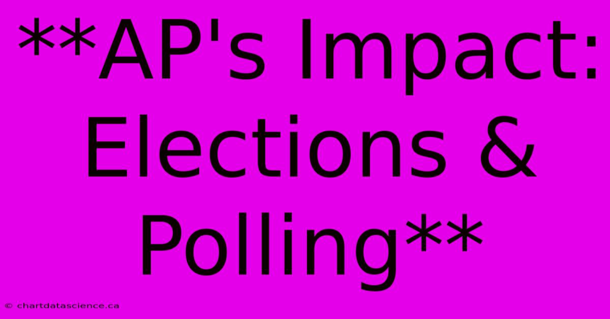 **AP's Impact: Elections & Polling** 