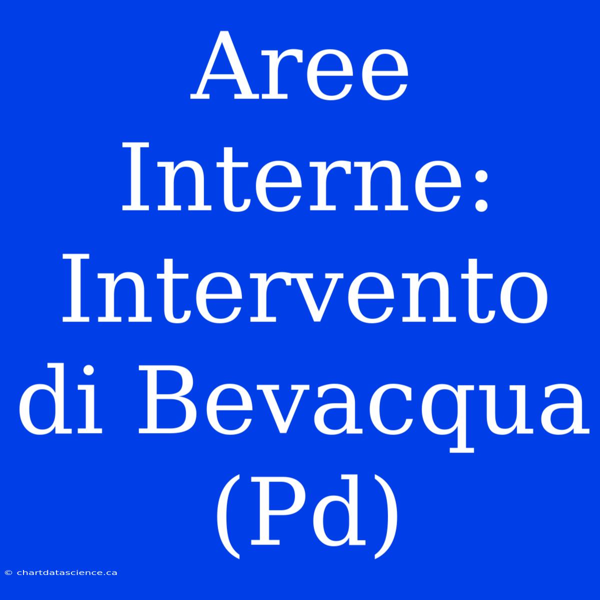 Aree Interne: Intervento Di Bevacqua (Pd)