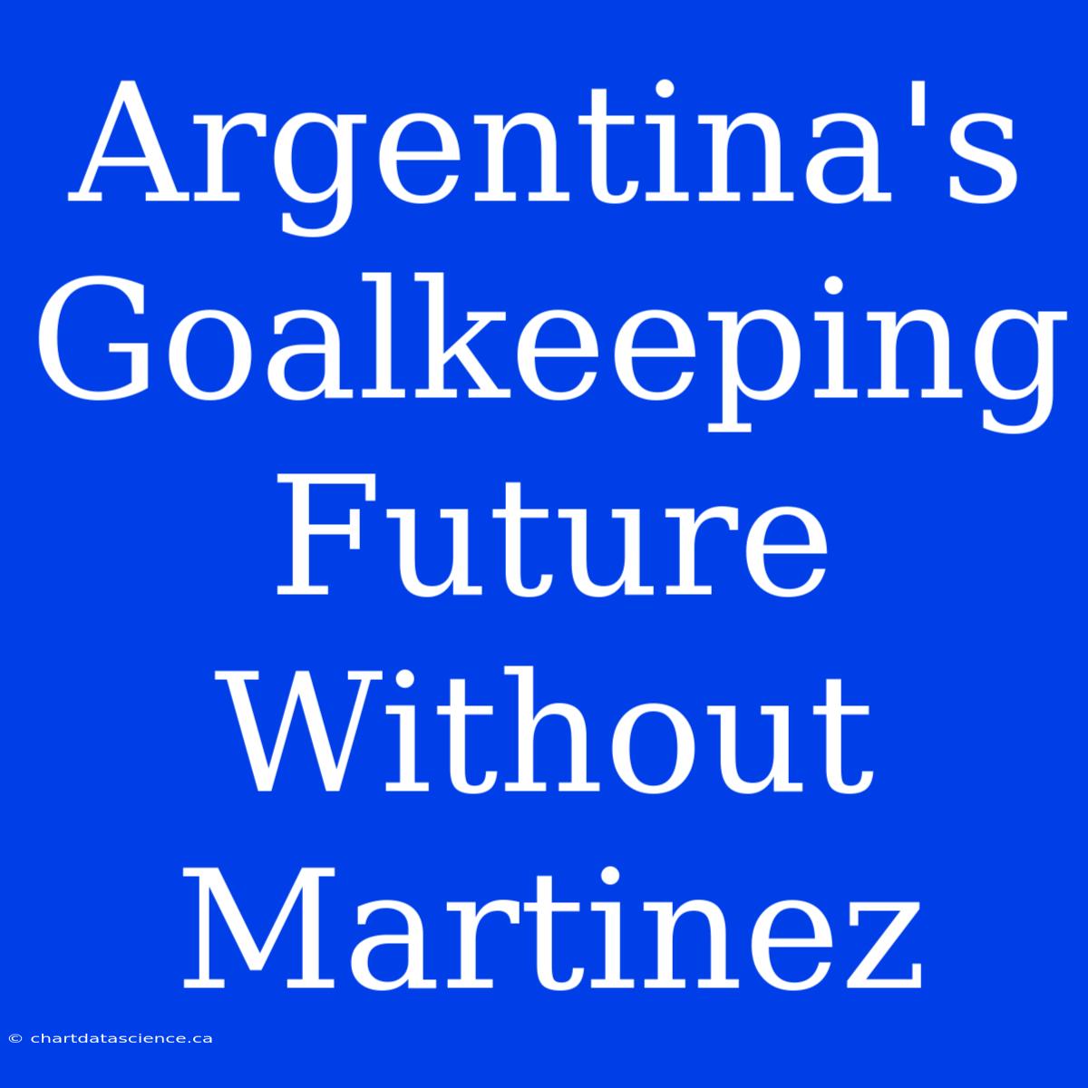 Argentina's Goalkeeping Future Without Martinez