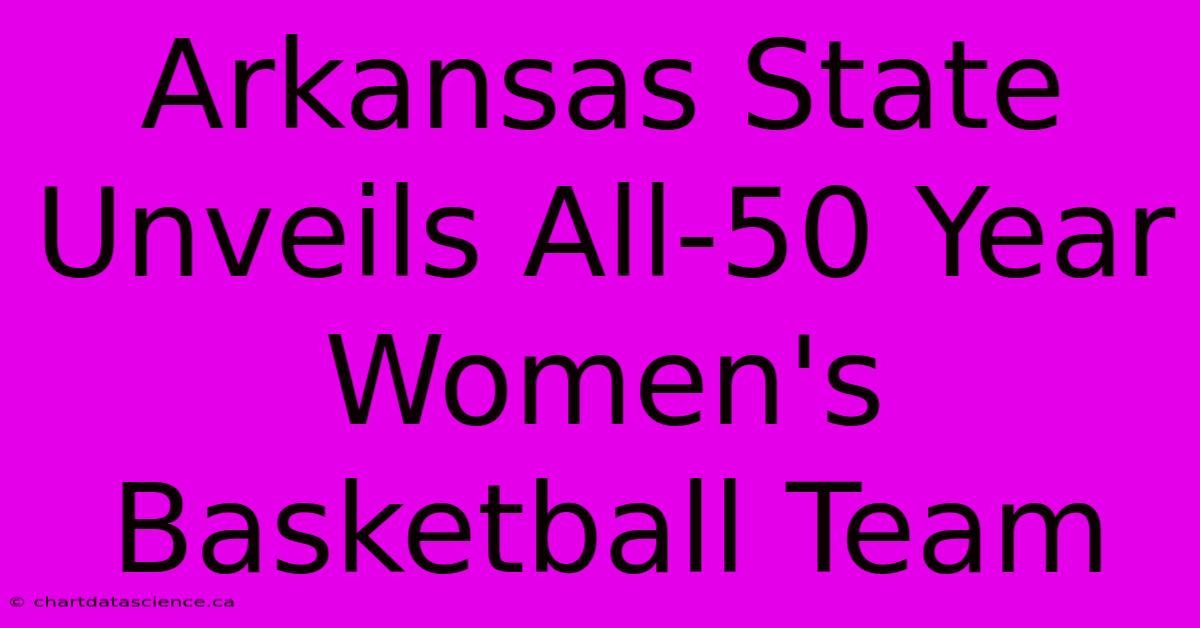 Arkansas State Unveils All-50 Year Women's Basketball Team