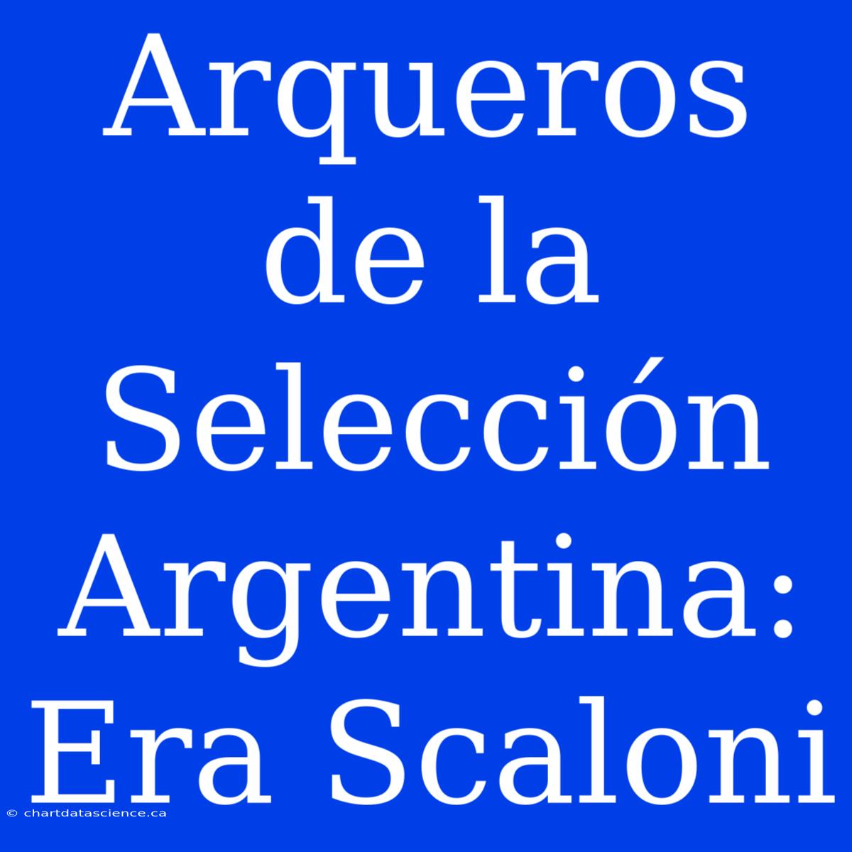 Arqueros De La Selección Argentina: Era Scaloni