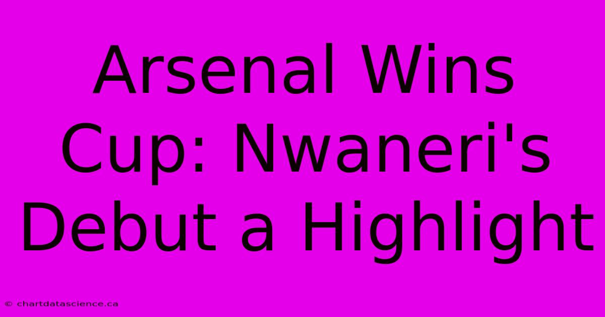 Arsenal Wins Cup: Nwaneri's Debut A Highlight 