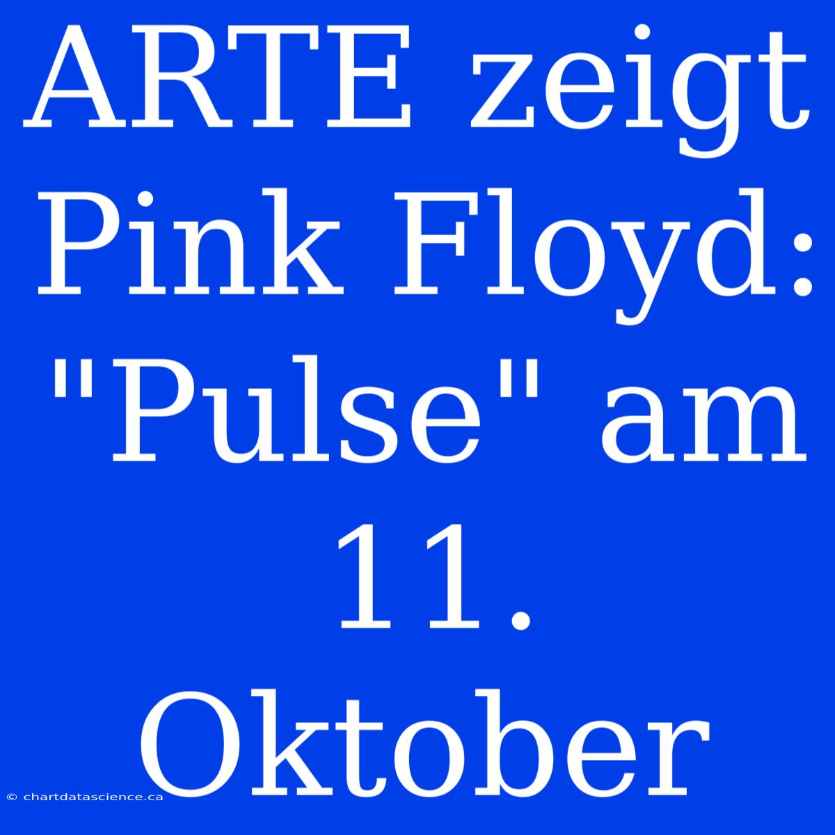 ARTE Zeigt Pink Floyd: 