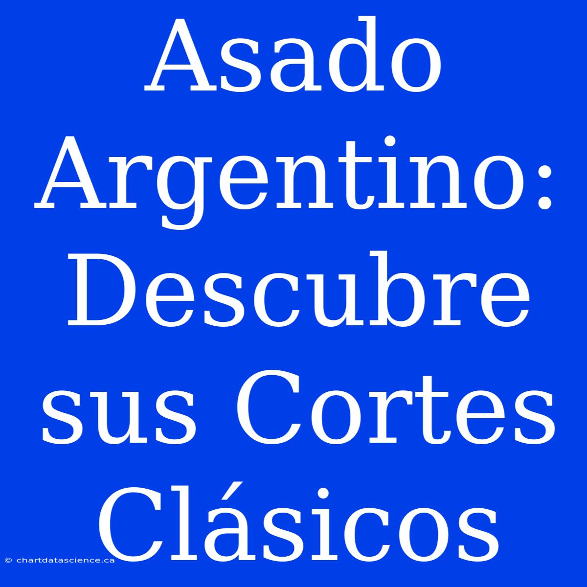 Asado Argentino: Descubre Sus Cortes Clásicos