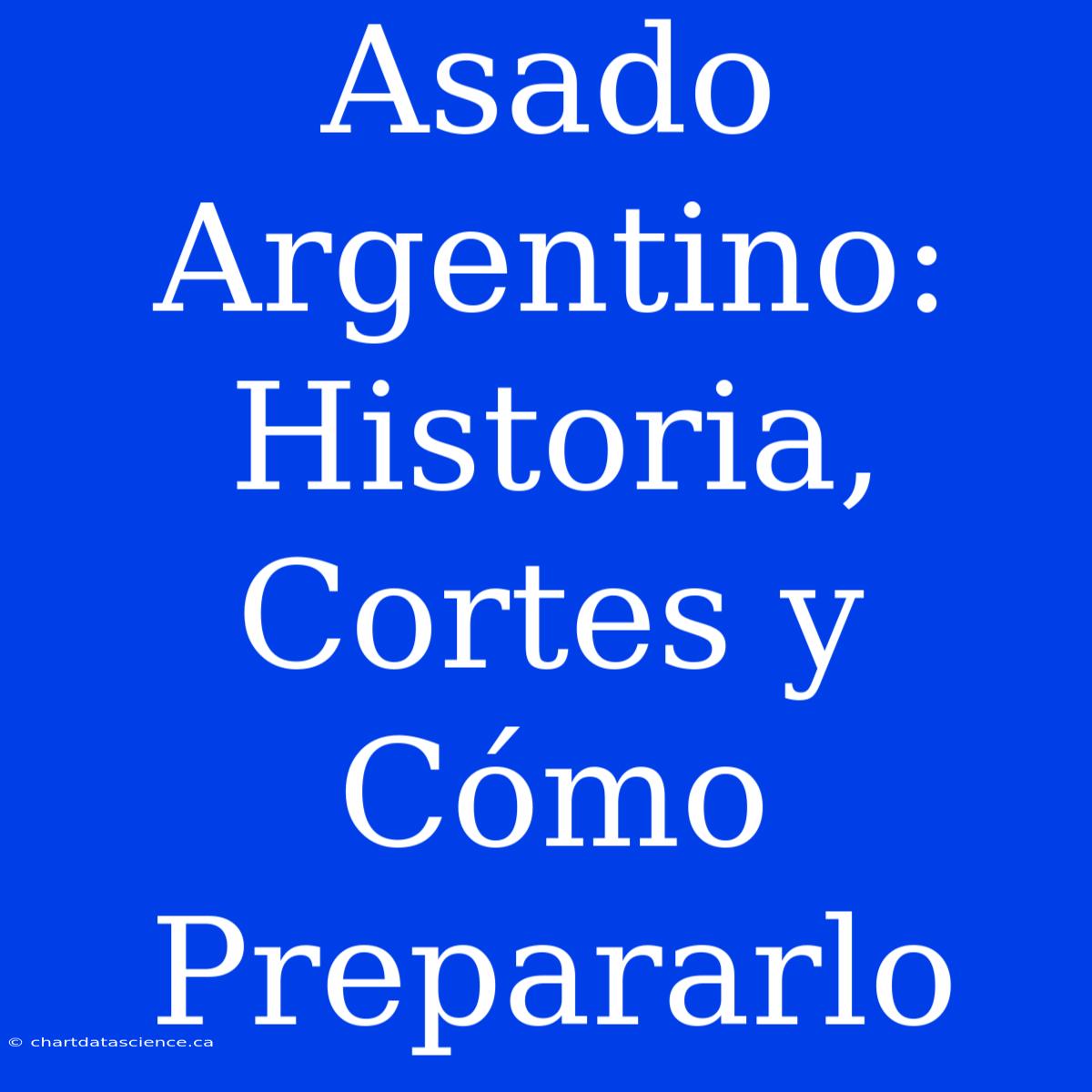 Asado Argentino: Historia, Cortes Y Cómo Prepararlo