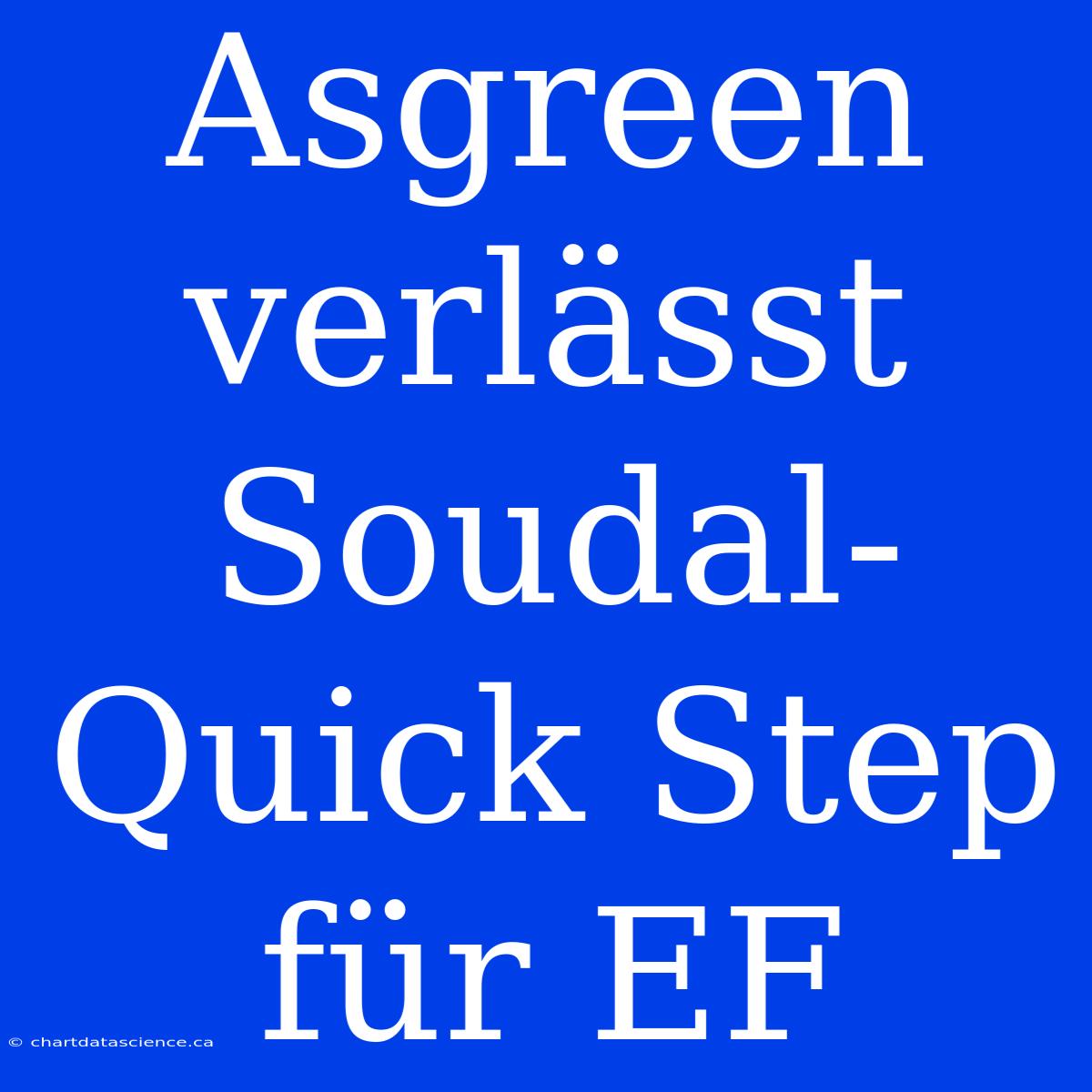 Asgreen Verlässt Soudal-Quick Step Für EF