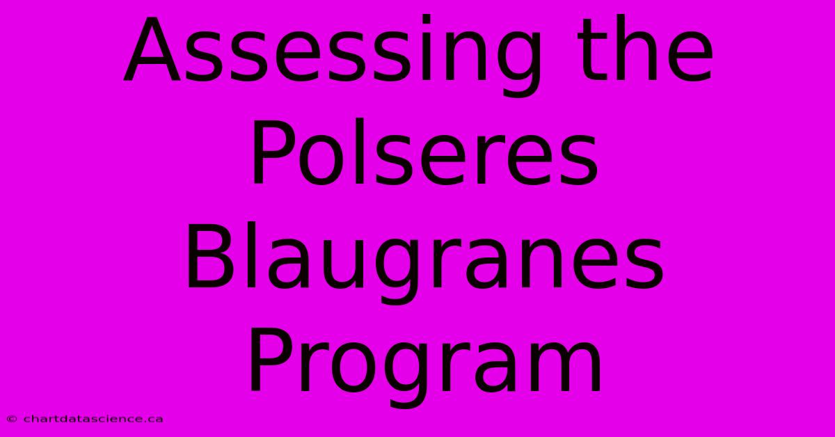 Assessing The Polseres Blaugranes Program