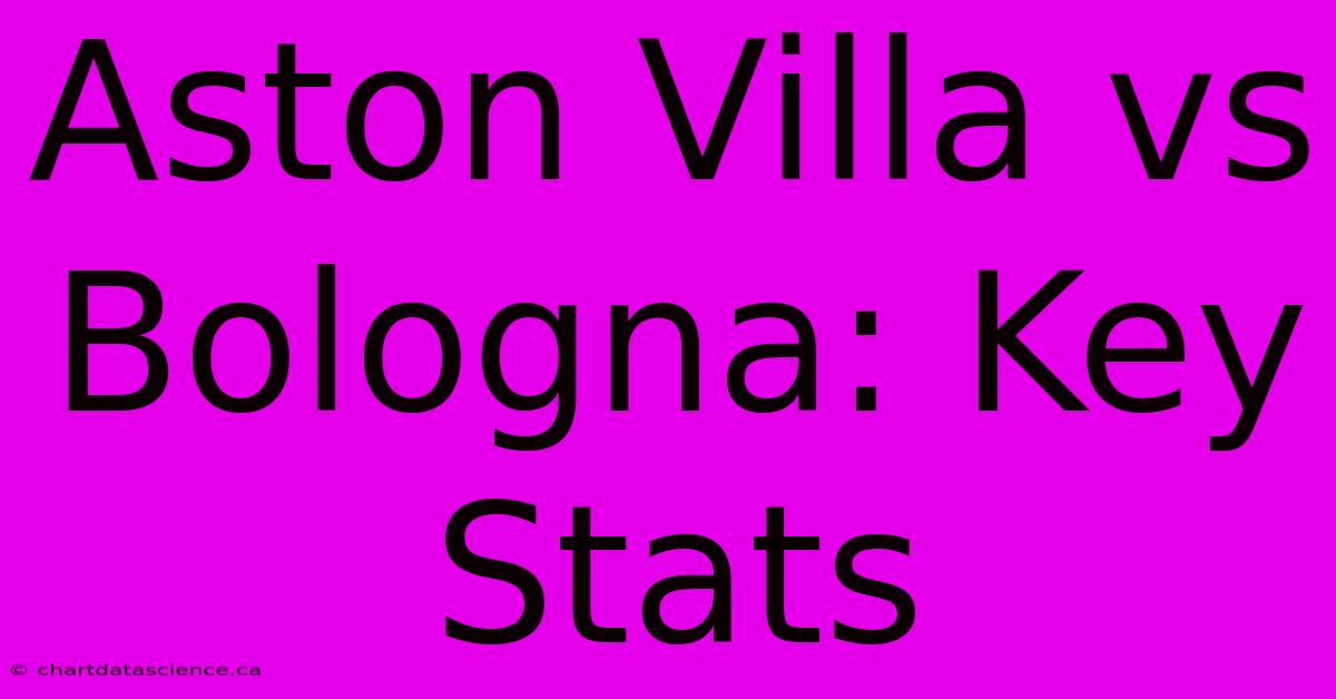 Aston Villa Vs Bologna: Key Stats