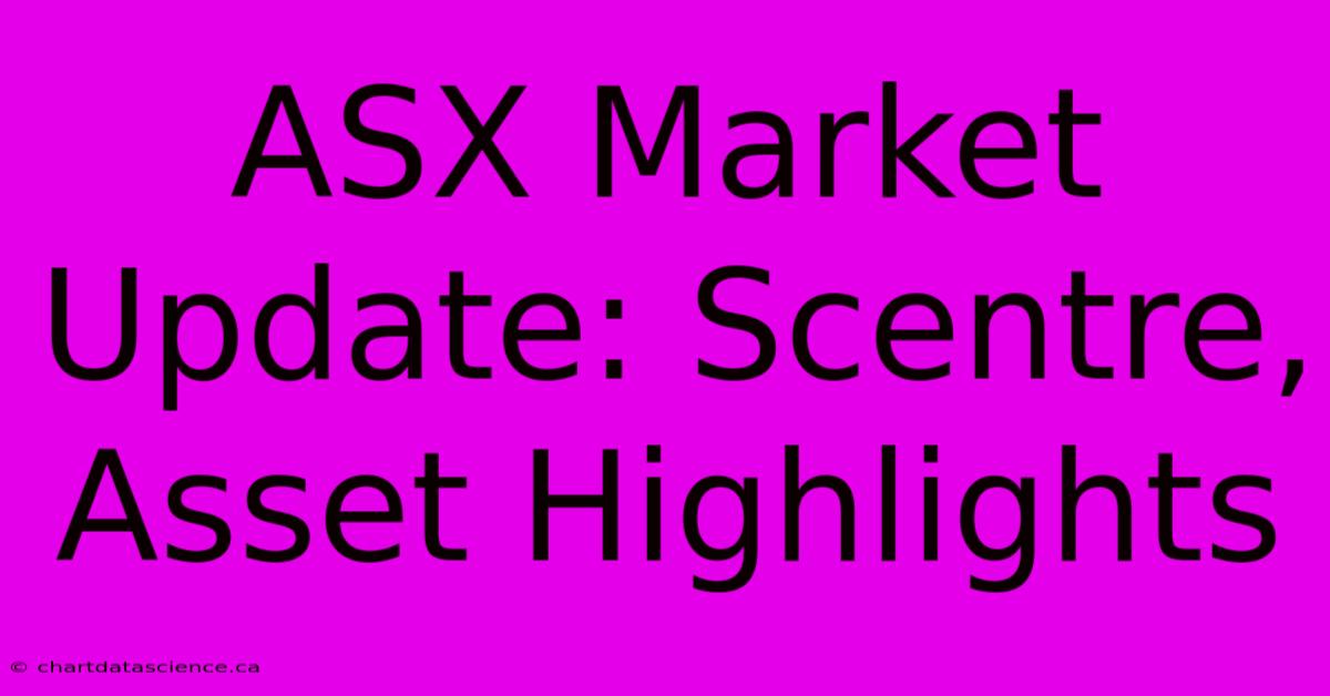 ASX Market Update: Scentre, Asset Highlights