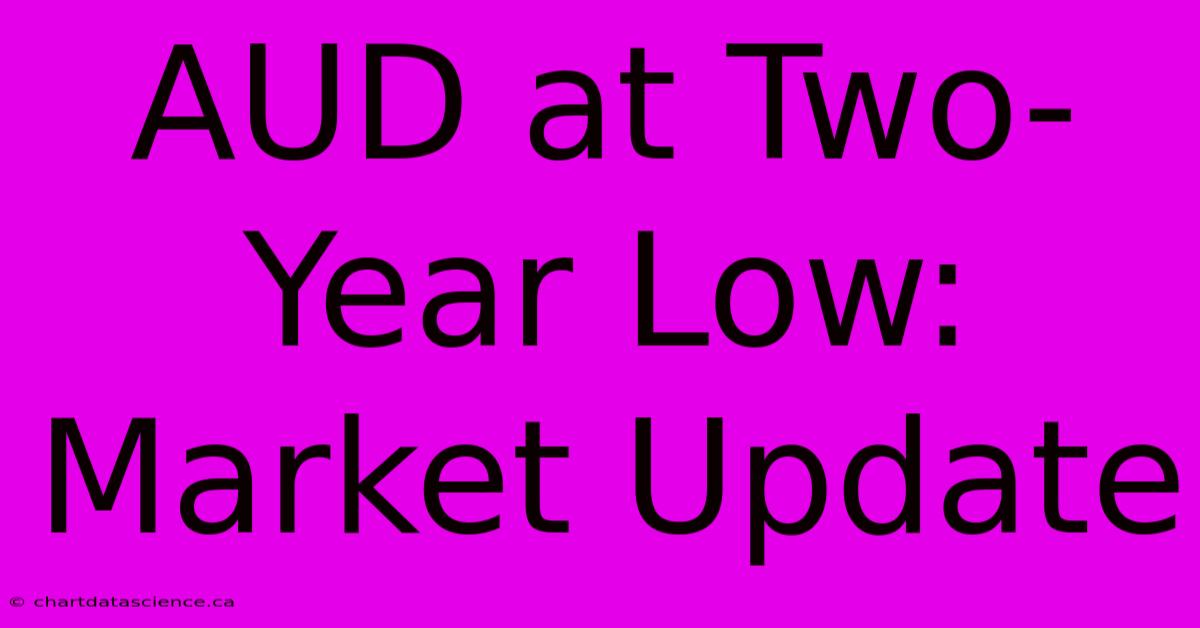 AUD At Two-Year Low: Market Update