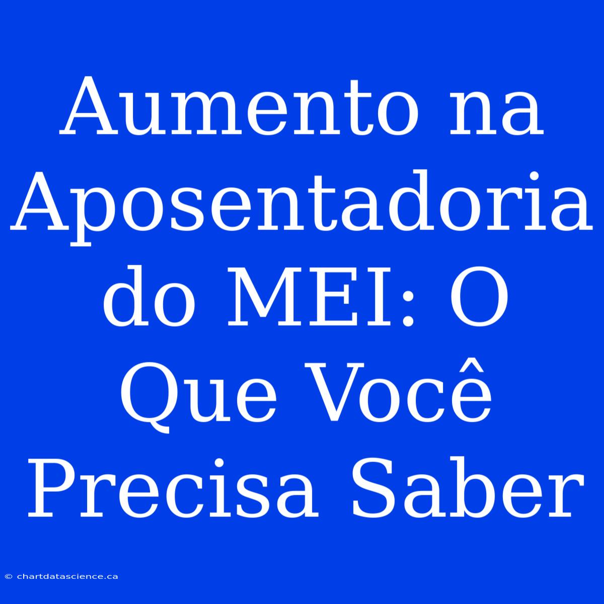 Aumento Na Aposentadoria Do MEI: O Que Você Precisa Saber