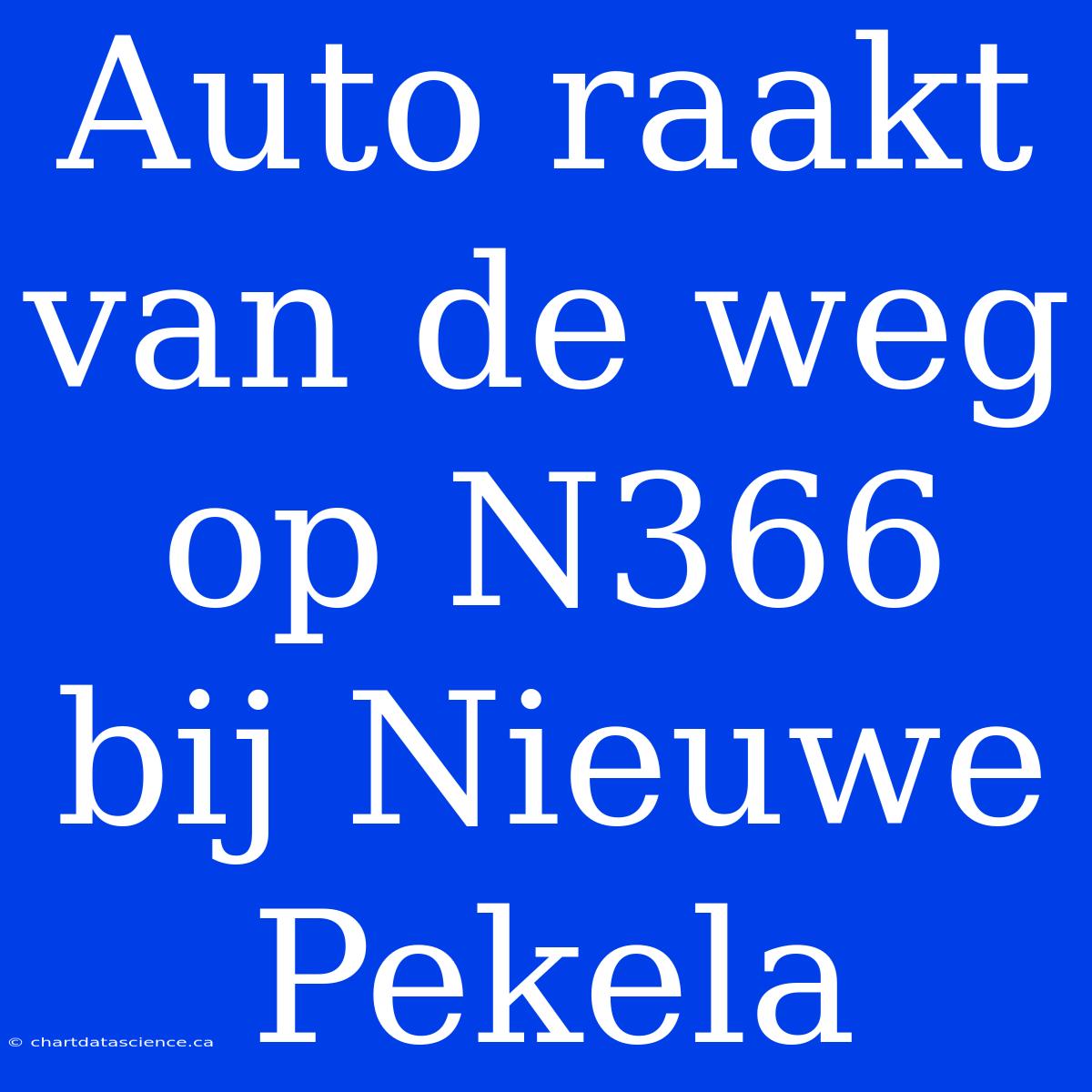 Auto Raakt Van De Weg Op N366 Bij Nieuwe Pekela