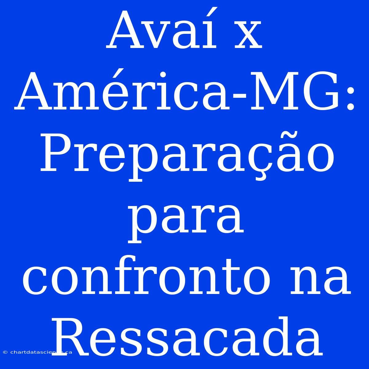 Avaí X América-MG:  Preparação Para Confronto Na Ressacada