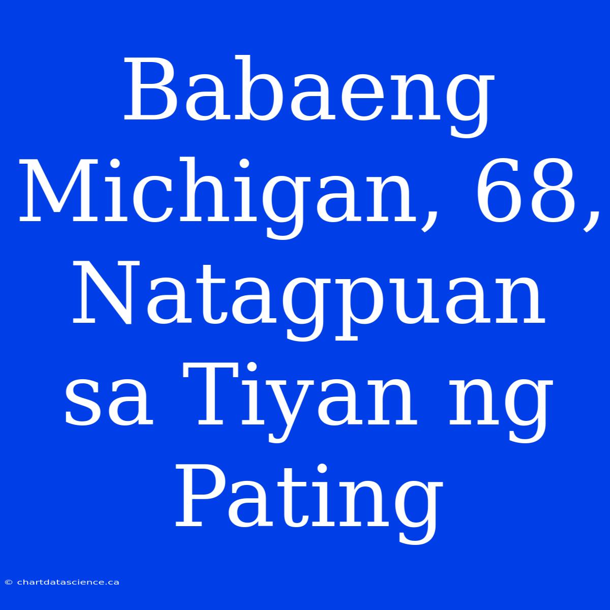 Babaeng Michigan, 68, Natagpuan Sa Tiyan Ng Pating