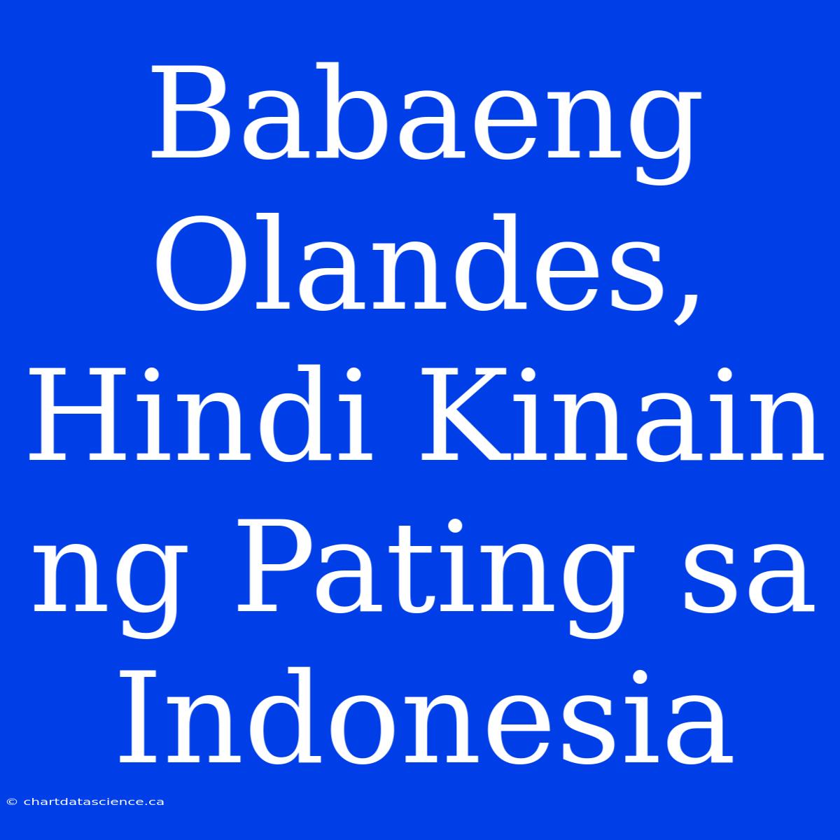 Babaeng Olandes, Hindi Kinain Ng Pating Sa Indonesia