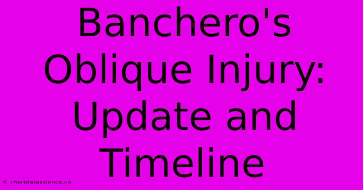 Banchero's Oblique Injury: Update And Timeline 