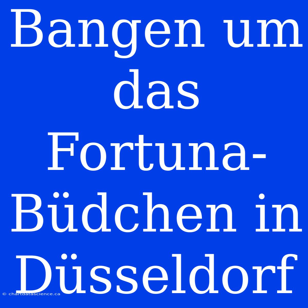 Bangen Um Das Fortuna-Büdchen In Düsseldorf