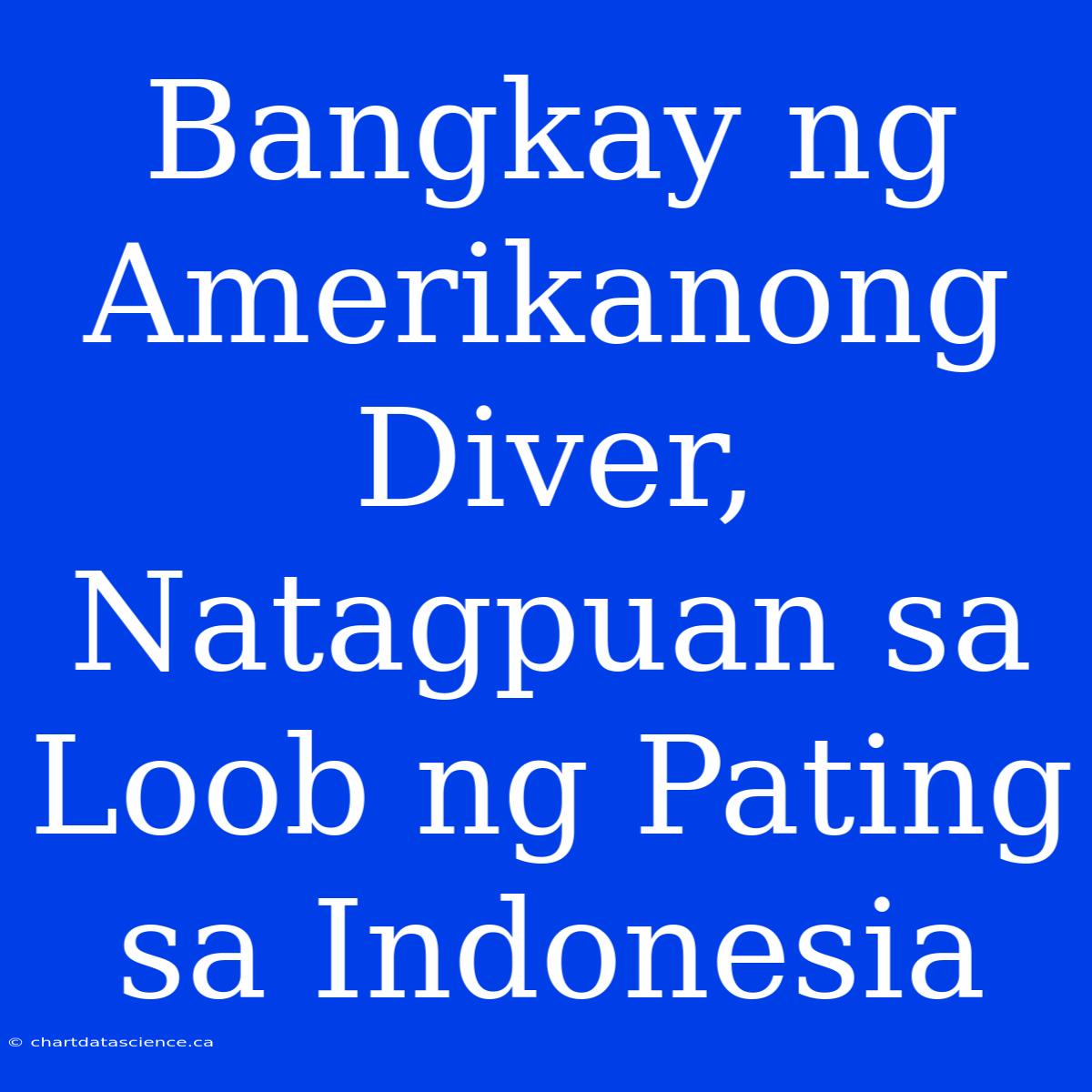 Bangkay Ng Amerikanong Diver, Natagpuan Sa Loob Ng Pating Sa Indonesia