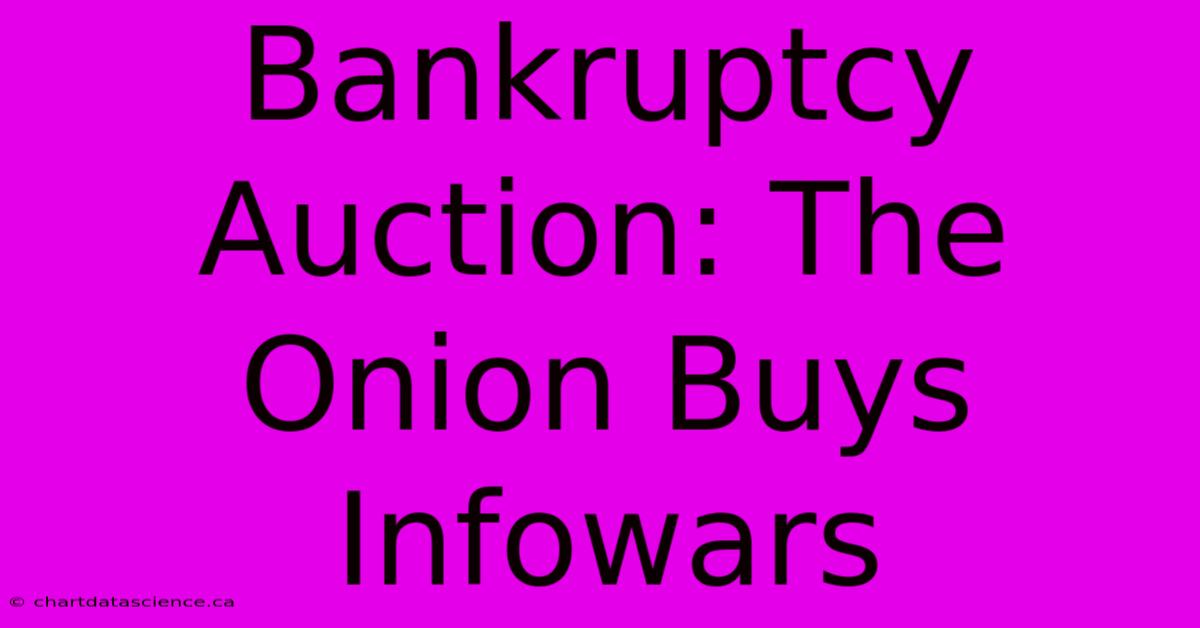 Bankruptcy Auction: The Onion Buys Infowars