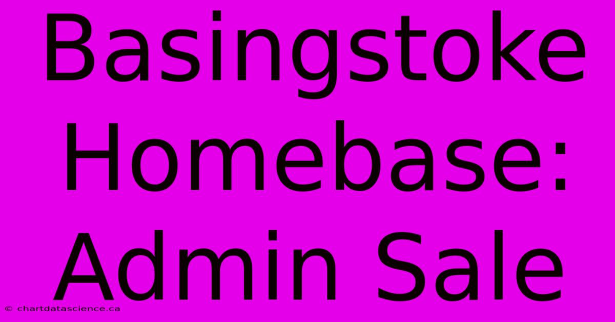 Basingstoke Homebase: Admin Sale