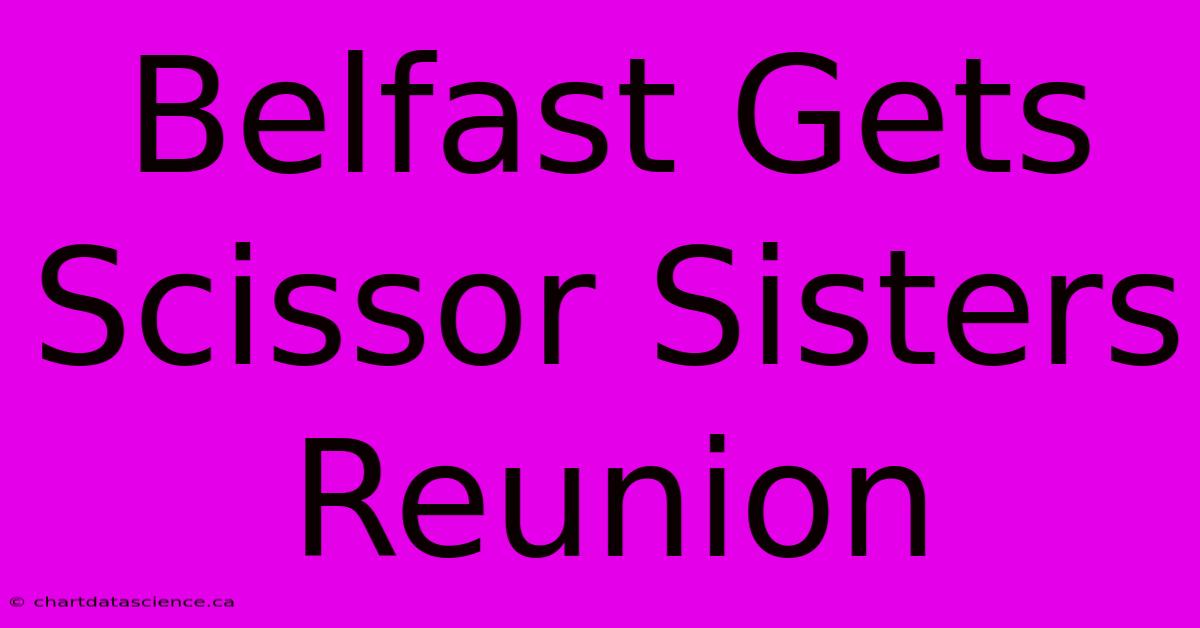 Belfast Gets Scissor Sisters Reunion 