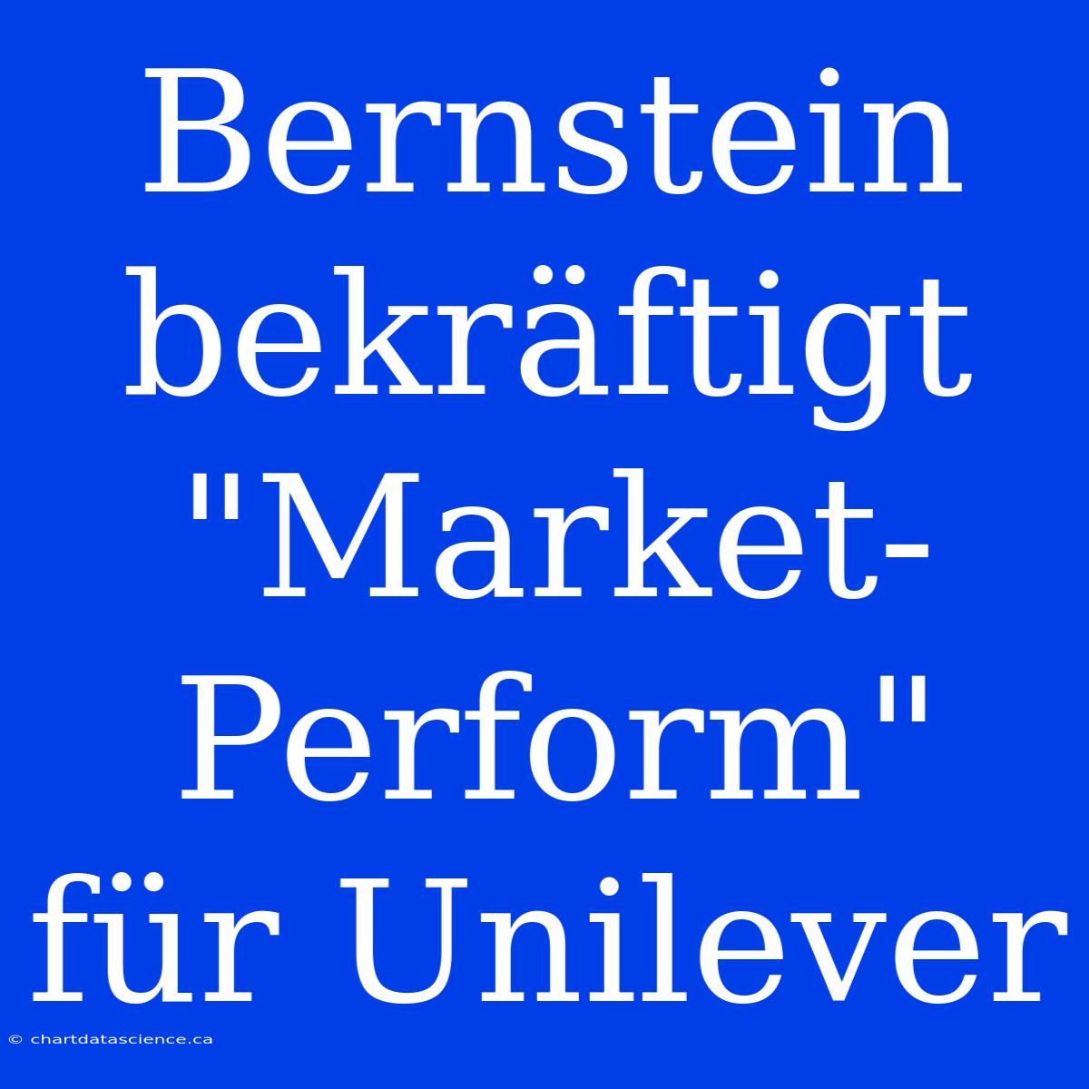 Bernstein Bekräftigt 