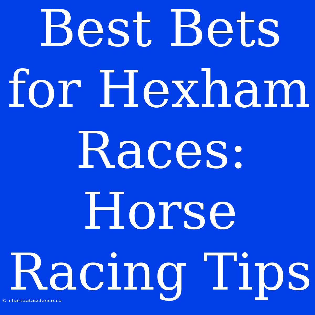 Best Bets For Hexham Races: Horse Racing Tips