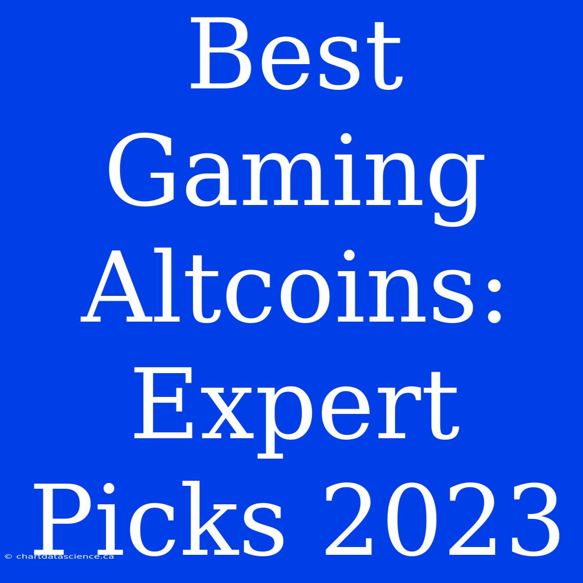 Best Gaming Altcoins: Expert Picks 2023