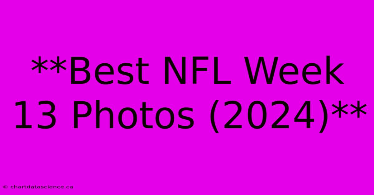 **Best NFL Week 13 Photos (2024)**