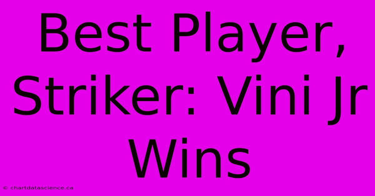 Best Player, Striker: Vini Jr Wins