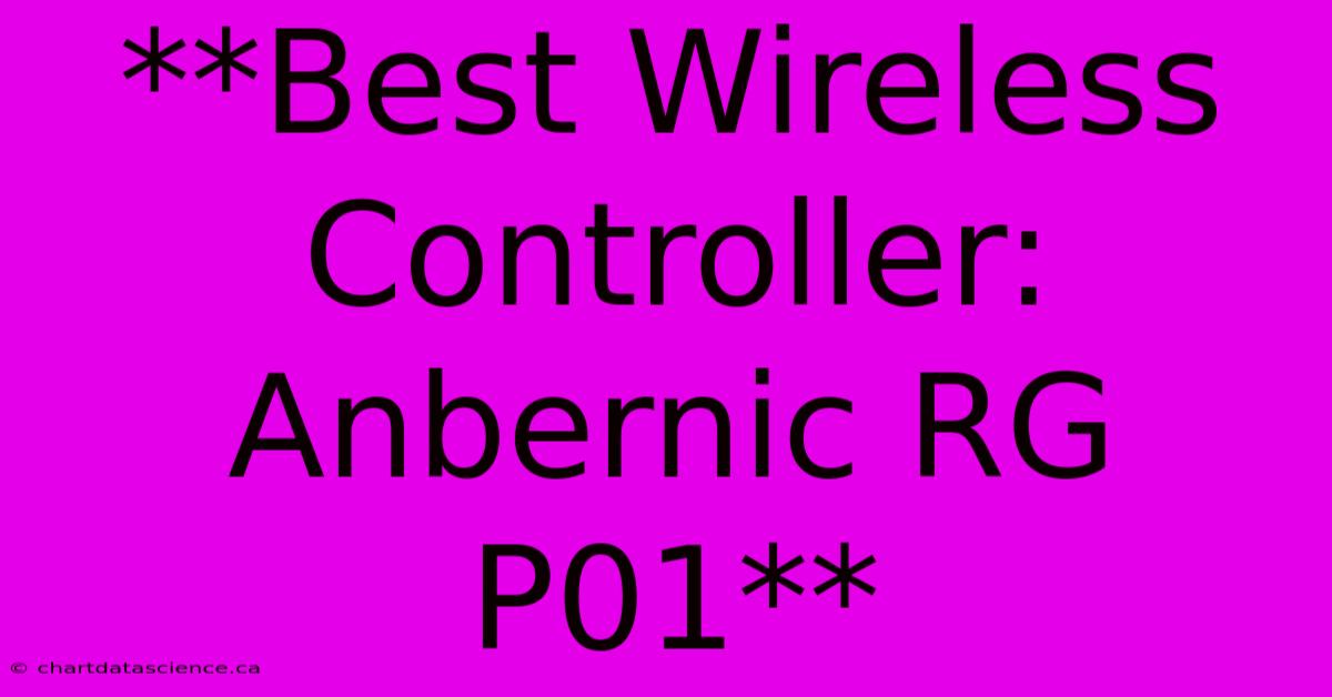 **Best Wireless Controller: Anbernic RG P01**