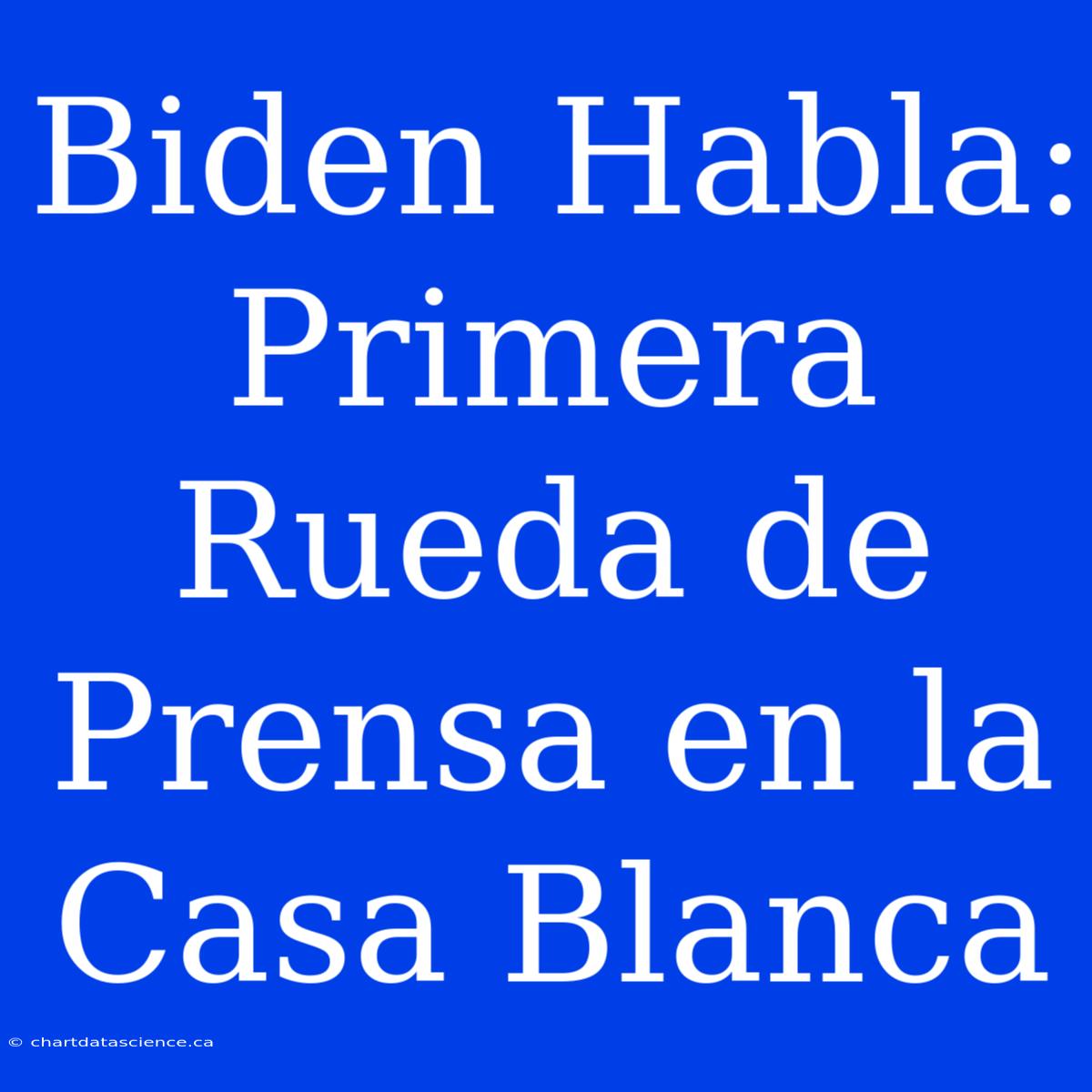 Biden Habla: Primera Rueda De Prensa En La Casa Blanca