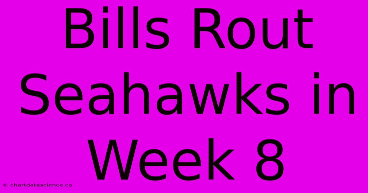 Bills Rout Seahawks In Week 8