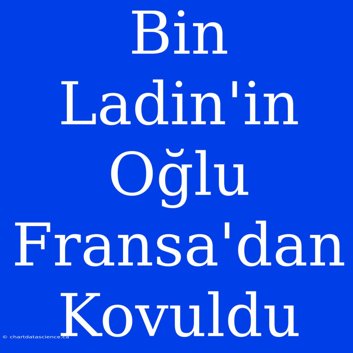 Bin Ladin'in Oğlu Fransa'dan Kovuldu