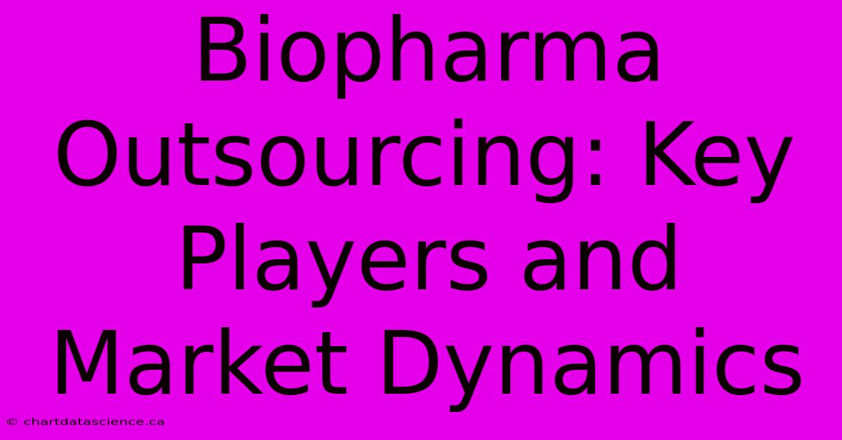 Biopharma Outsourcing: Key Players And Market Dynamics