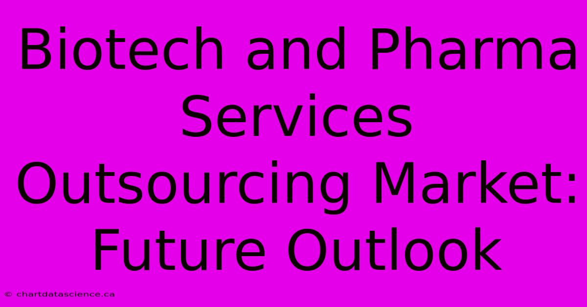 Biotech And Pharma Services Outsourcing Market: Future Outlook