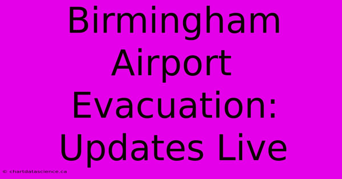 Birmingham Airport Evacuation: Updates Live