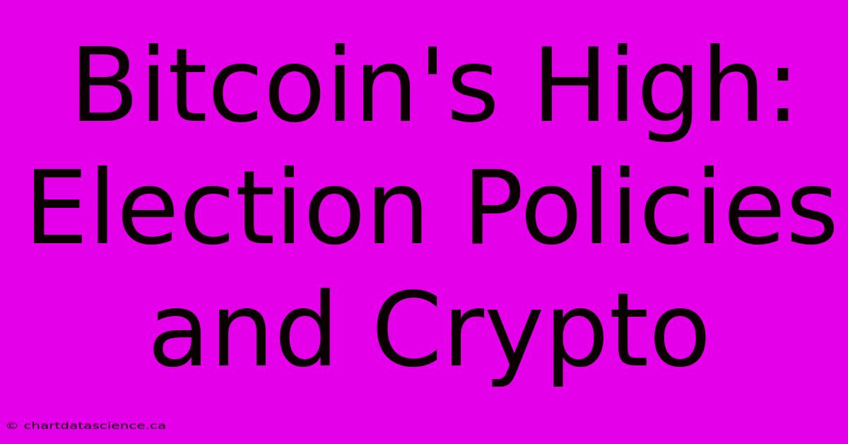 Bitcoin's High: Election Policies And Crypto