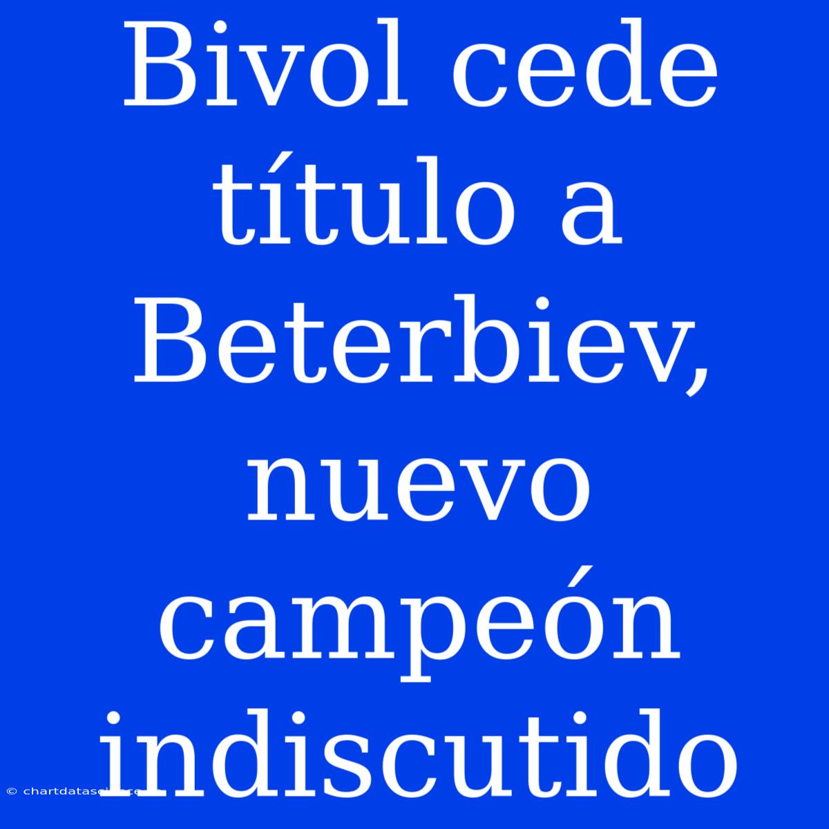 Bivol Cede Título A Beterbiev, Nuevo Campeón Indiscutido